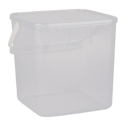 Décor Tellfresh Super Storer Square White Storage Container w/ Handle - 8.5Ltr • PAS-FY494