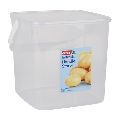 Décor Tellfresh Super Storer Square White Storage Container - 12.5Ltr • PAS-FY497