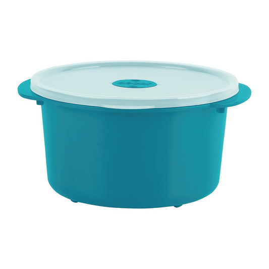 Décor Microsafe Round W Rack Teal 1.5Ltr • PAS-FY522