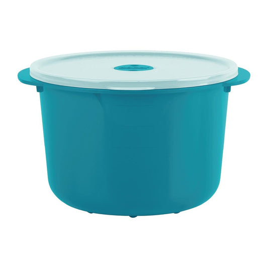 Décor Microsafe Rice & Veg Steamer Teal Food Container - 2.75Ltr • PAS-FY523