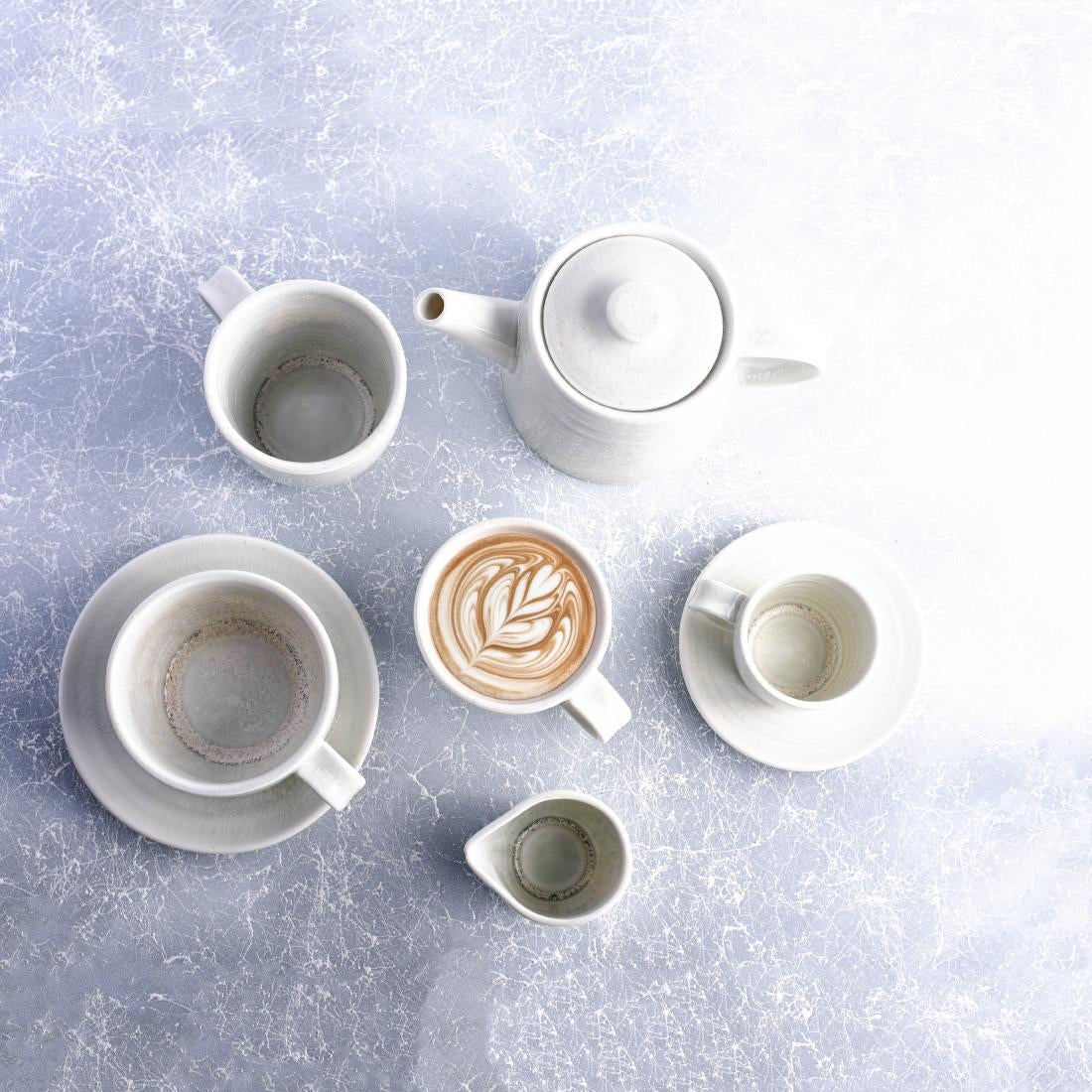 Moda Porcelain Willow Saucer for Coffee/Tea Cup 145mm (6 Pack) (Pack of 6) • PAS-FY673
