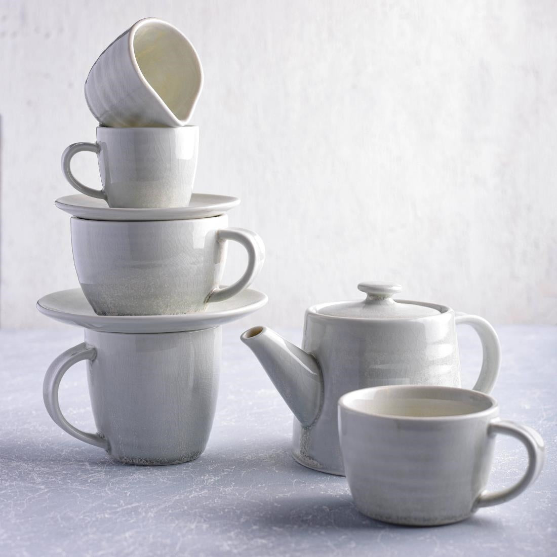 Moda Porcelain Willow Mug 280ml (6 Pack) • PAS-FY674