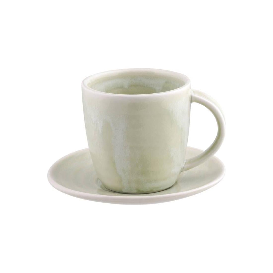 Moda Porcelain Lush Saucer for Coffee/Tea Cup 145mm (12 Pack) • PAS-FY680