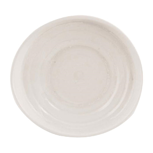 Moda Porcelain Snow Organic Bowl/Plate - 205x190mm (6 Pack) • PAS-FY690