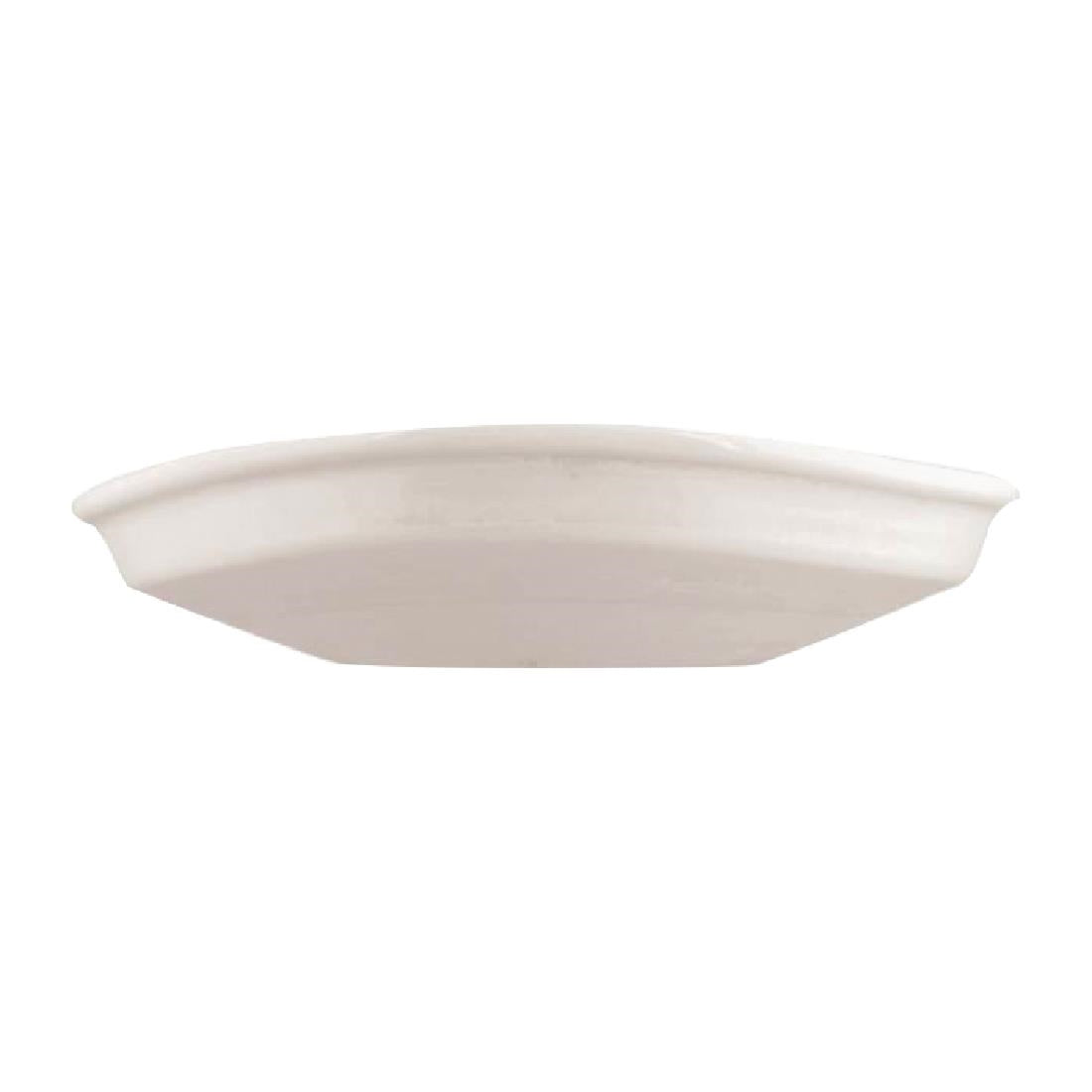 Moda Porcelain Snow Organic Bowl/Plate - 205x190mm (6 Pack) • PAS-FY690