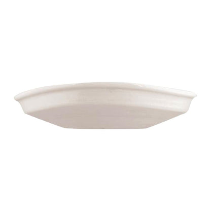 Moda Porcelain Snow Organic Bowl/Plate - 205x190mm (6 Pack) • PAS-FY690