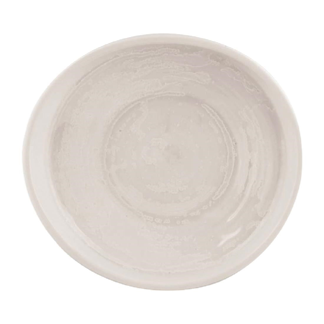 Moda Porcelain Snow Organic Bowl/Plate - 225x205mm (6 Pack) (Pack of 6) • PAS-FY691
