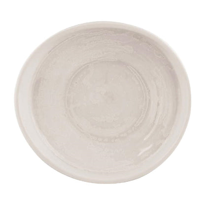 Moda Porcelain Snow Organic Bowl/Plate - 225x205mm (6 Pack) (Pack of 6) • PAS-FY691