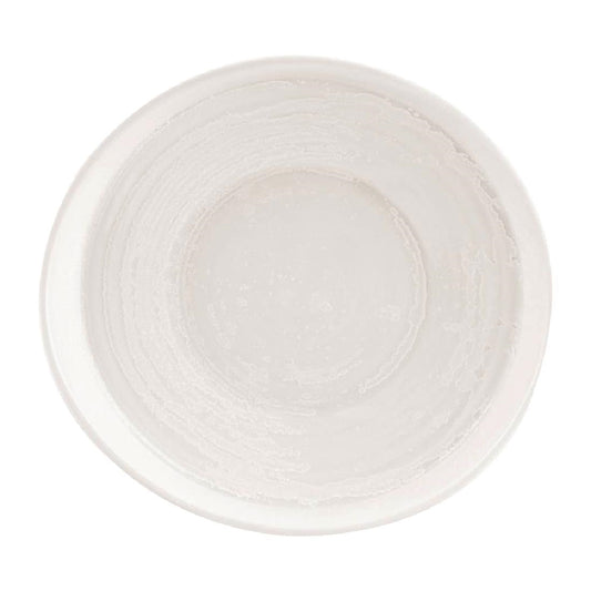 Moda Porcelain Snow Organic Bowl/Plate - 250x235mm (4 Pack) • PAS-FY692