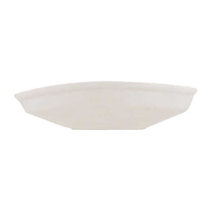 Moda Porcelain Snow Organic Bowl/Plate - 250x235mm (4 Pack) (Pack of 4) • PAS-FY692