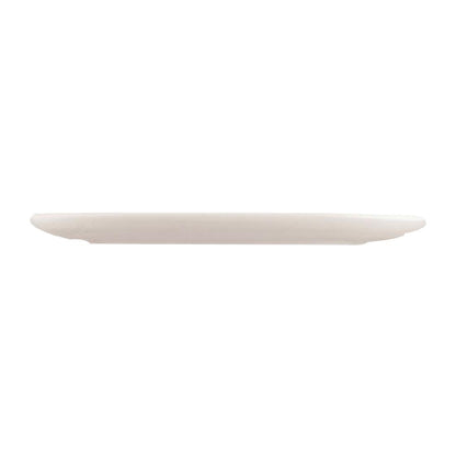 Moda Porcelain Snow Oval Coupe Plate - 305x215mm (6 Pack) • PAS-FY694