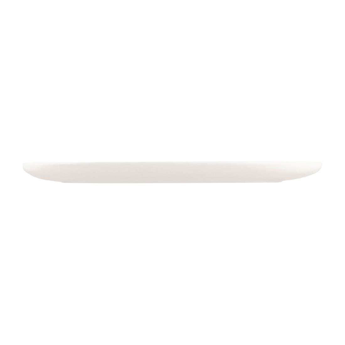 Moda Porcelain Snow Oval Coupe Plate - 405x240mm (3 Pack) • PAS-FY695