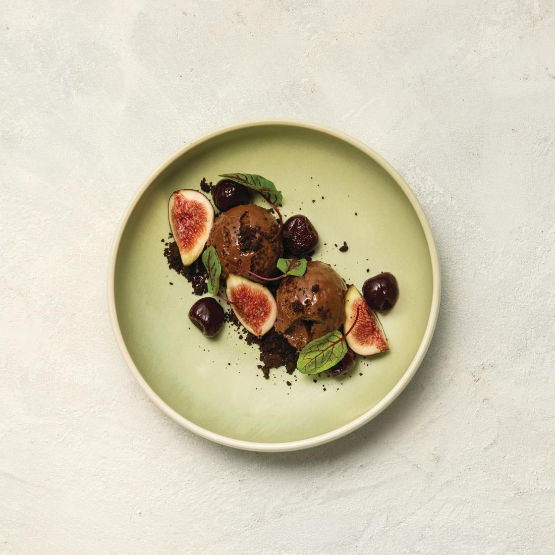Moda Porcelain Lush Round Plate 200mm (6 Pack) • PAS-FY718