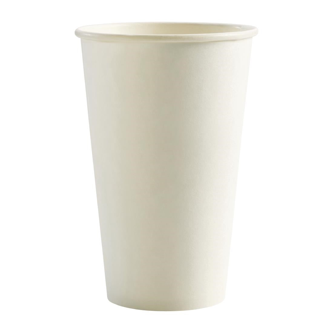BioPak BioCup Single Wall White - 510ml 16oz 90mm (1000 Pack) • PAS-FY739