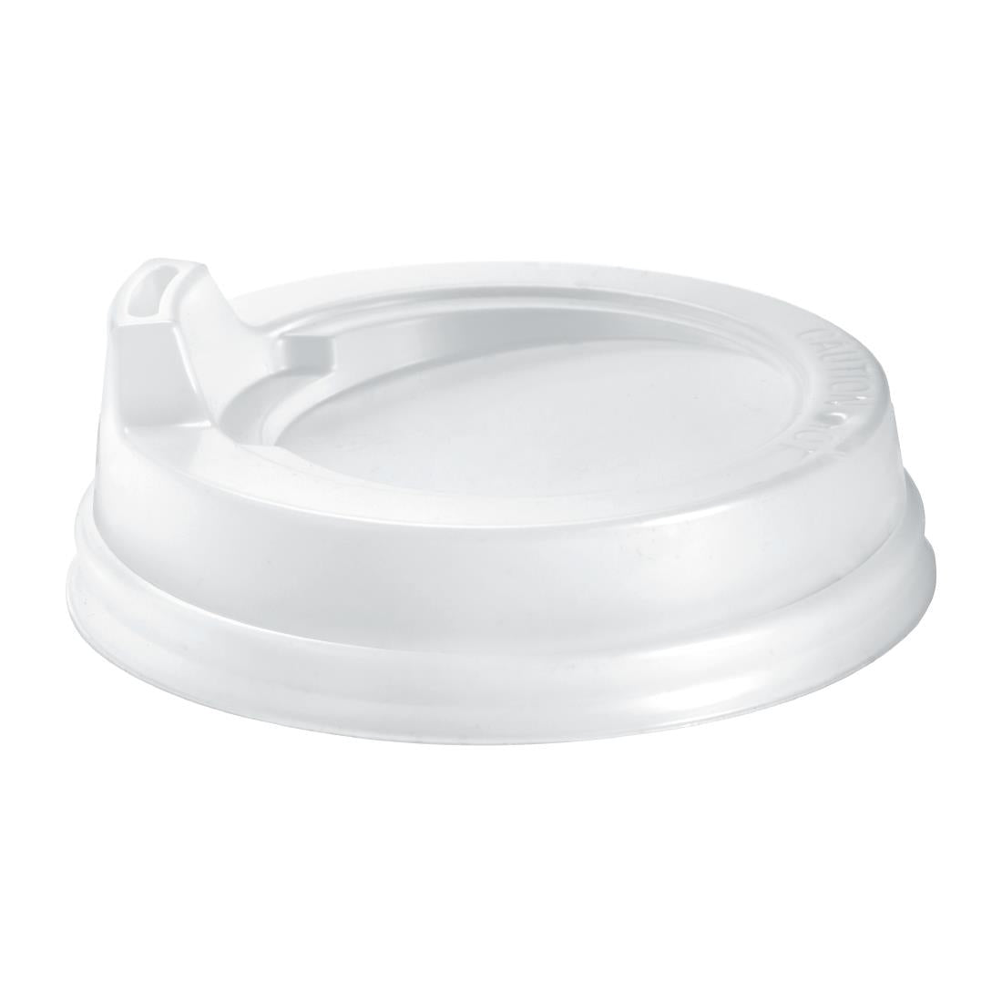 BioPak PS Small Sipper Lid White - 80mm (Pack 1000) • PAS-FY744