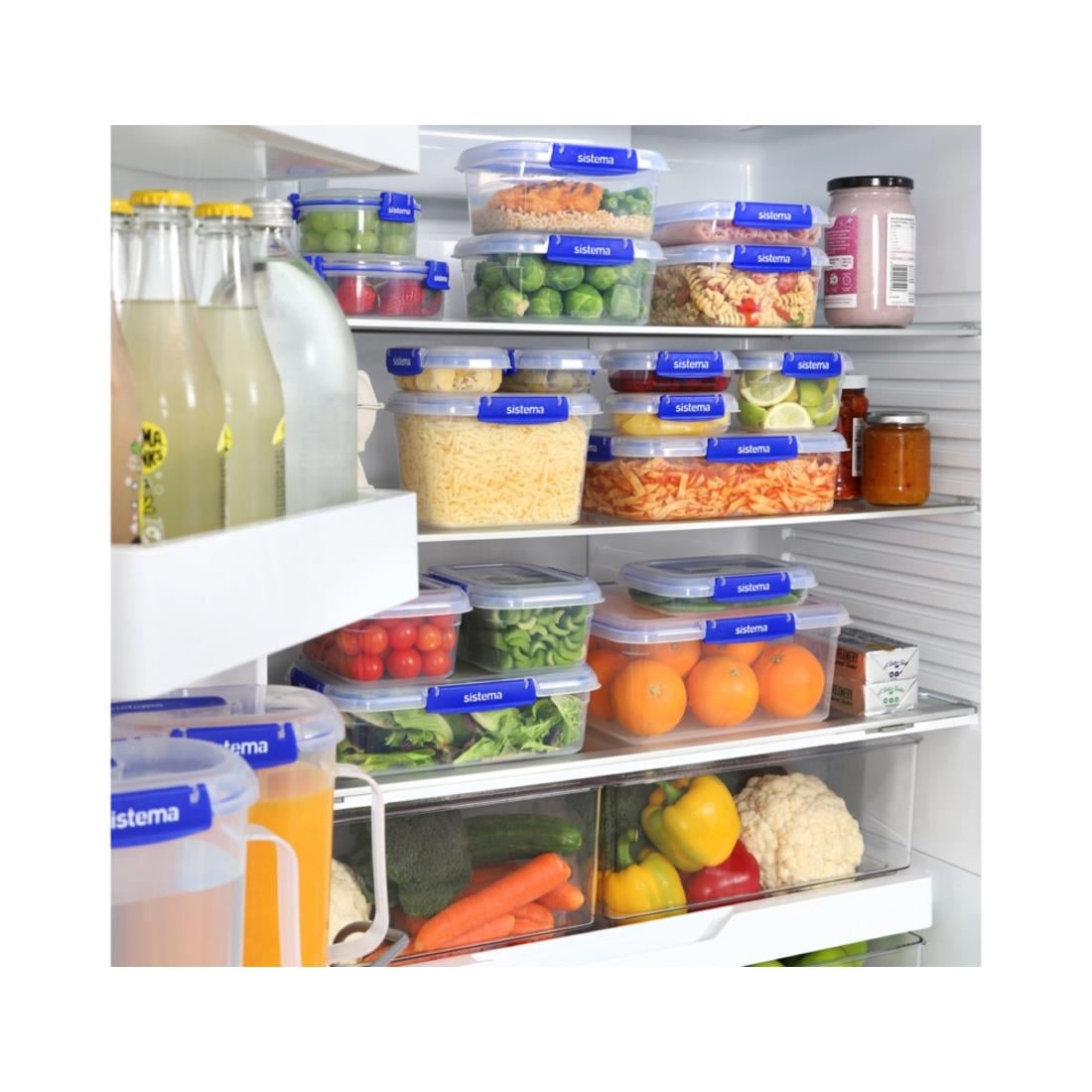 Sistema Klip It Plus Pack Rectangle container - 1Ltr (3 Pack) (Capacity: 1ltr | Pack of 3) • PAS-CH254