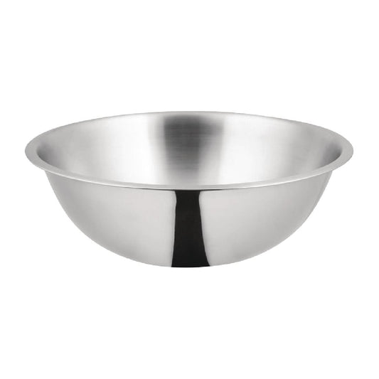 Trenton Mixing Bowl Stainless Steel Satin Finish 7.5Ltr - 375x100mm (7.5Ltr - 375x100mm) • PAS-FY893