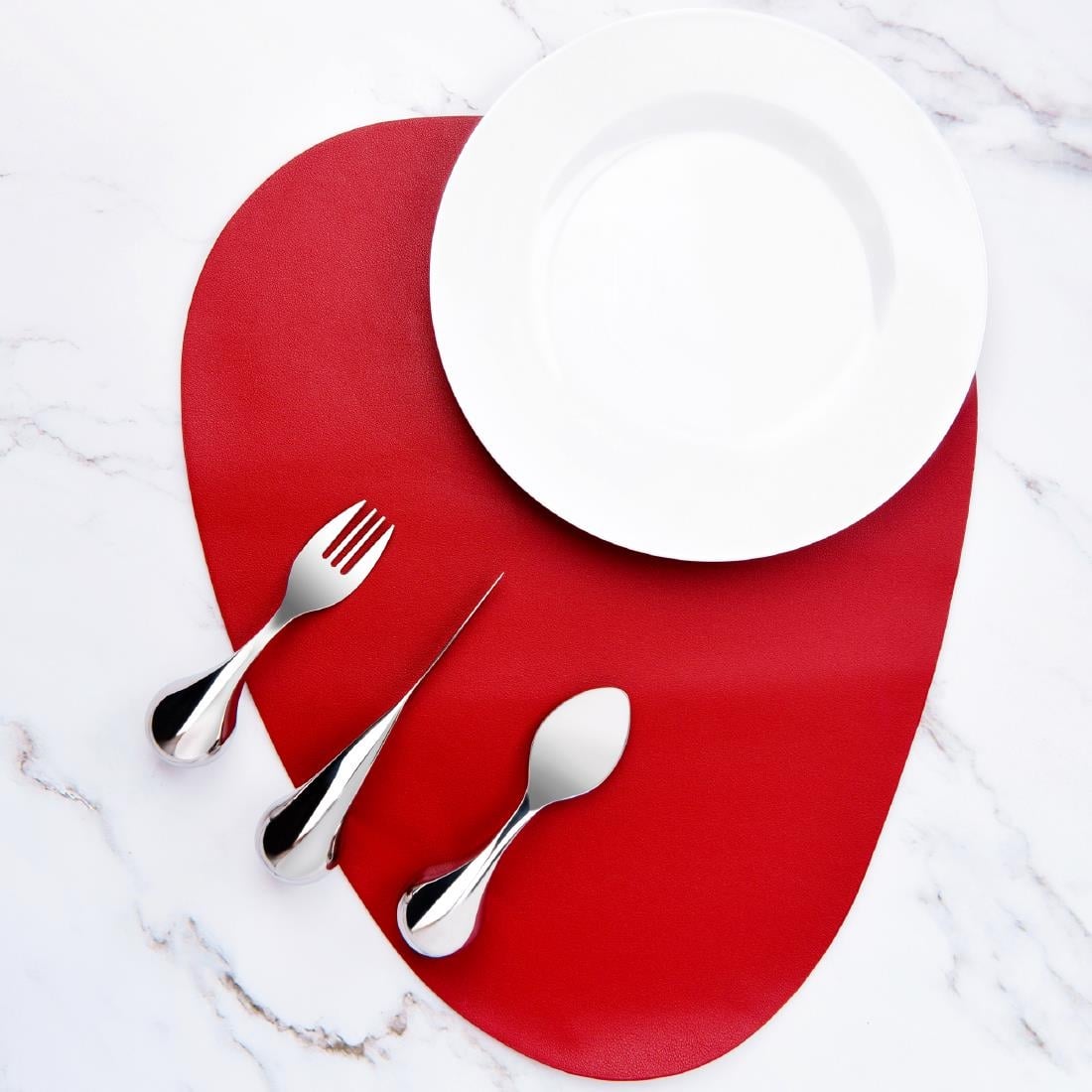 Tablekraft Independent Living Ergonomic Spoon Ball Handle 18/10 (6 Pack) • PAS-FY896