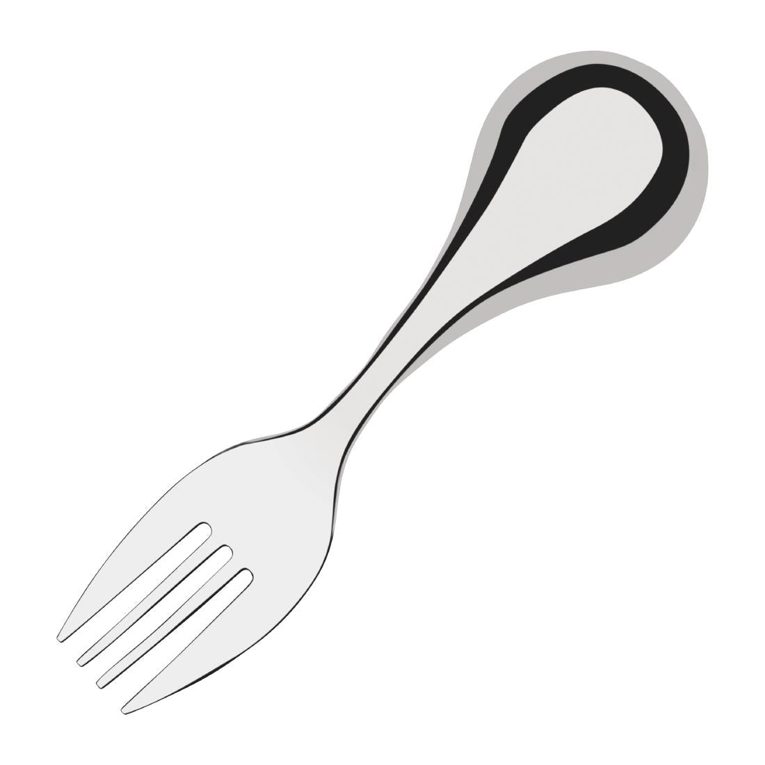Tablekraft Independent Living Ergonomic Fork Ball Handle 18/10 (6 Pack) • PAS-FY897