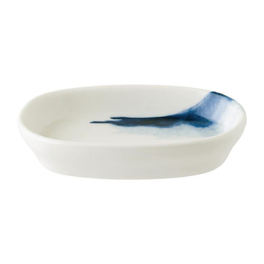 Bonna Blue Wave Hygge Oval Dish 50ml 100x65x22mm (12 Pack) • PAS-FY910