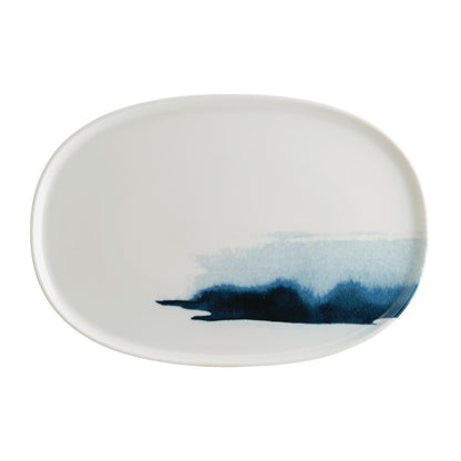 Bonna Blue Wave Hygge Oval Platter 340x230x18mm (6 Pack) • PAS-FY912