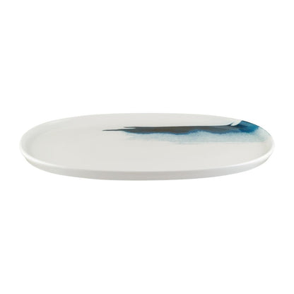 Bonna Blue Wave Hygge Oval Platter 340x230x18mm (6 Pack) • PAS-FY912