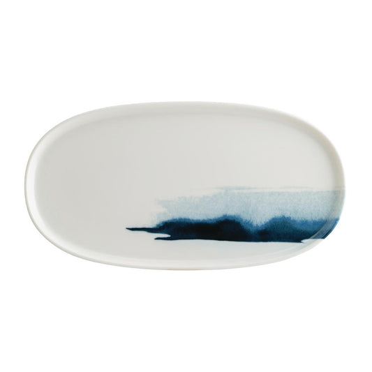 Bonna Blue Wave Hygge Oval Platter 300x160x17mm (6 Pack) • PAS-FY913