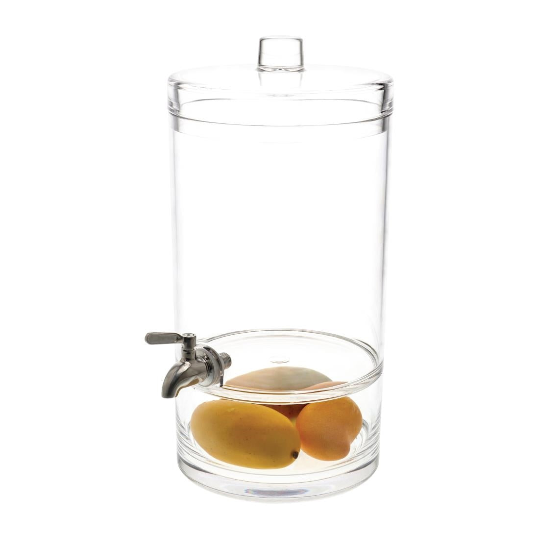Chef Inox Juice Dispenser Polycarbonate Round 6.4Ltr 247x206x409mm • PAS-FY924