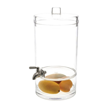 Chef Inox Juice Dispenser Polycarbonate Round 6.4Ltr 247x206x409mm • PAS-FY924