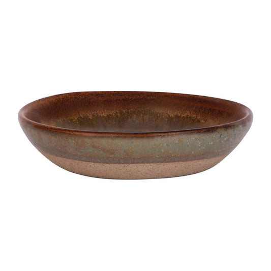 Tablekraft Soho Round Coupe Dish Burnt Sienna - 103x95x25mm (12 Pack) • PAS-FY927