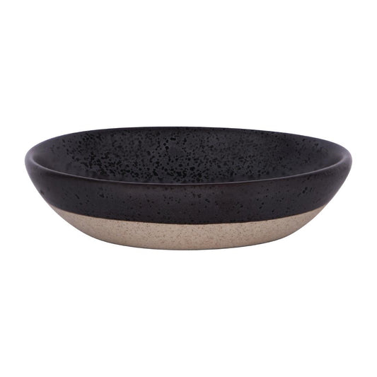 Tablekraft Soho Round Coupe Dish Speckle Black - 103x95x25mm (12 Pack) • PAS-FY928