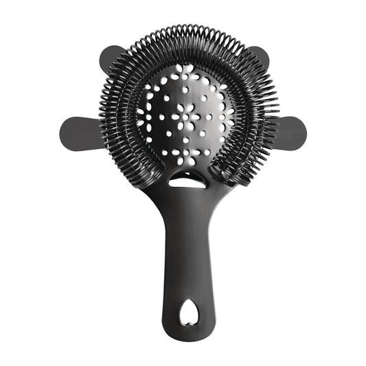 Zanzi Strainer 4 Pring Hawthorn with Flat Handle Gunmetal - 110mm • PAS-FY937