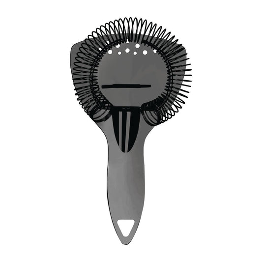 Zanzi Luxury Cocktail Strainer with Handle Gunmetal - 200mm • PAS-FY939