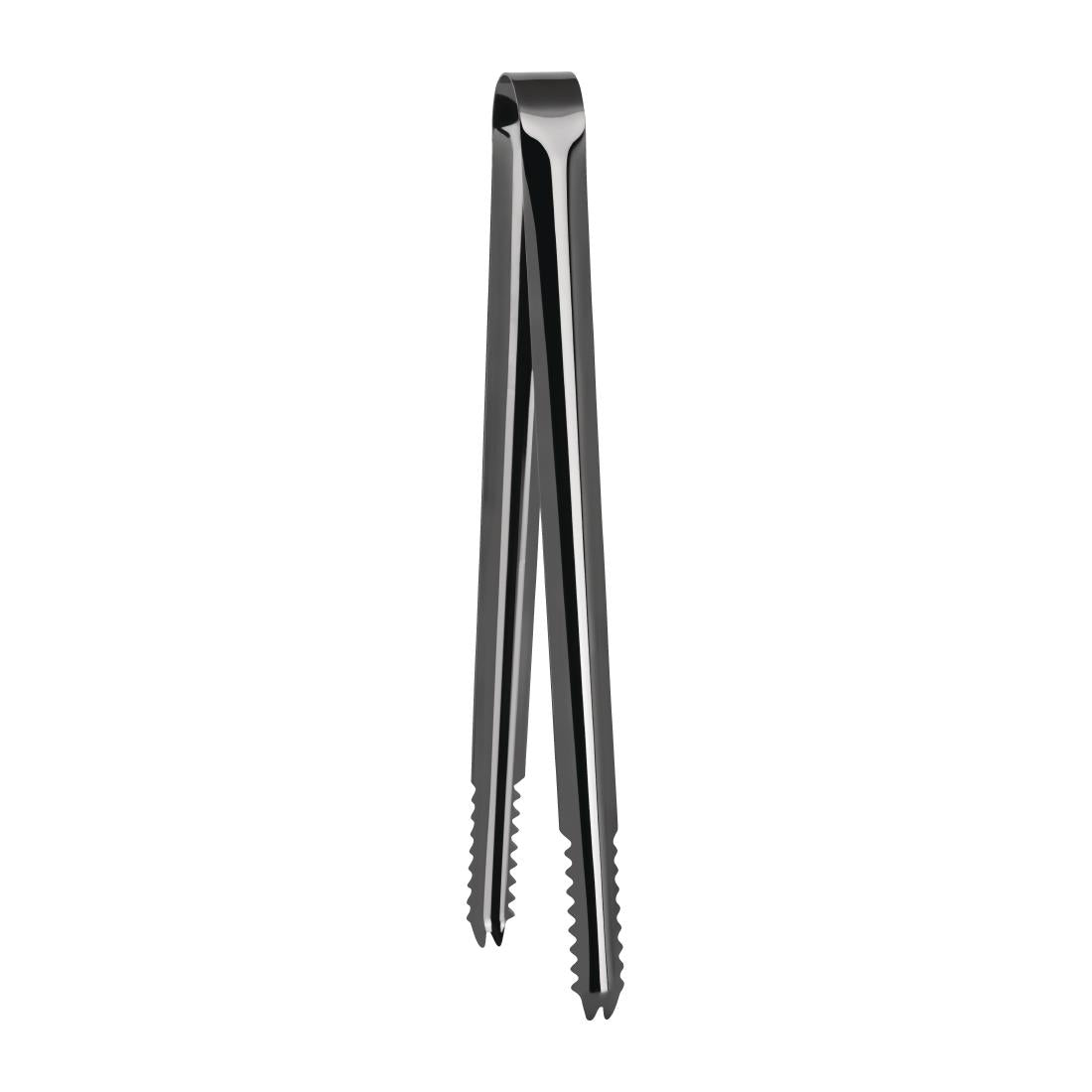 Zanzi Alligator Teeth Ice Tong Gunmetal - 245x18mm • PAS-FY944