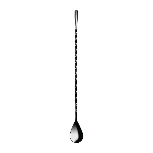 Zanzi Terar Drop Bar Spoon Gunmetal - 300x29mm • PAS-FY949