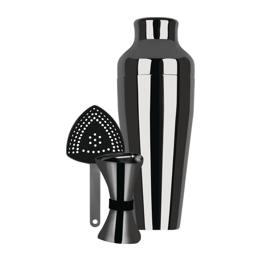 Zanzi Cocktail Set Gunmetal (3 Pack) • PAS-FY959
