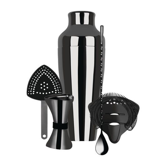 Zanzi Cocktail Set 5 Piece Gunmetal • PAS-FY960