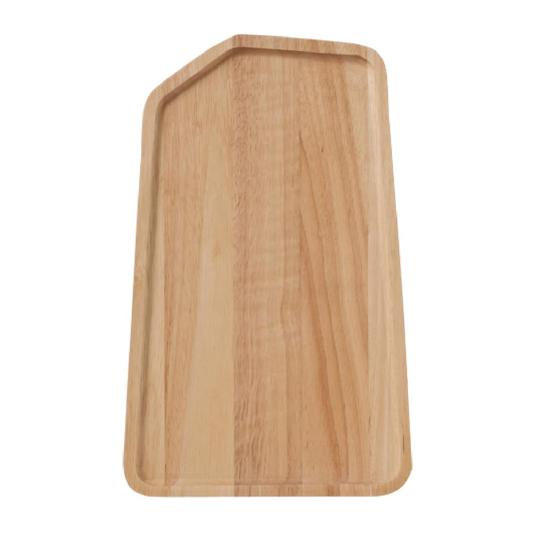 Stanley Rogers Rectangle Serving Platter Irregular Wood 350x220mm (Pack of 4) • PAS-FY977