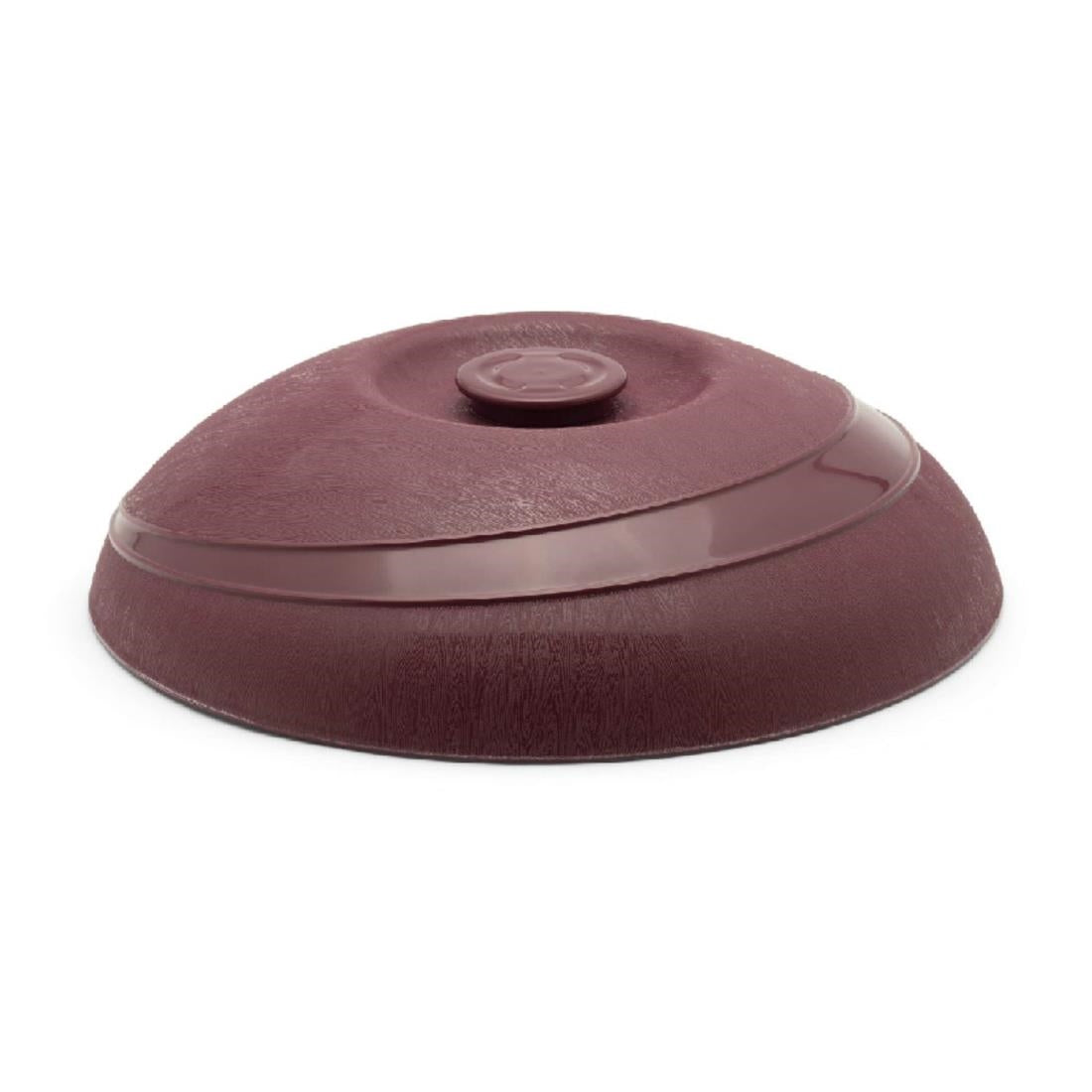 KH Moderne Plate Cover Insulated Burgundy Pp/Pu (12 Pack) (Fits 230mm Plate diameter | Burgundy | Pack of 12) • PAS-FZ109
