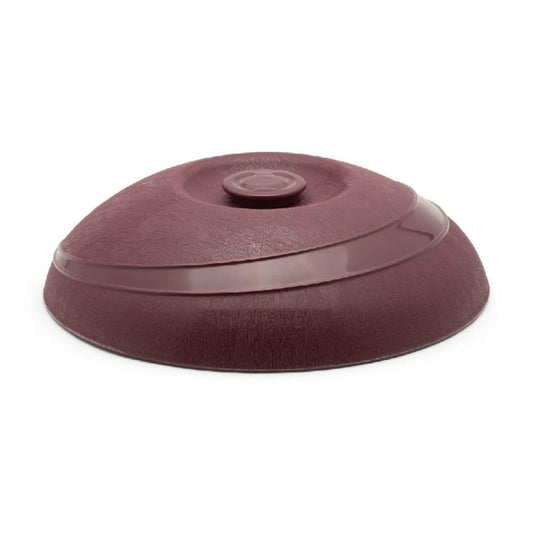 KH Moderne Plate Cover Insulated Burgundy Pp/Pu (12 Pack) (Fits 230mm Plate diameter | Burgundy | Pack of 12) • PAS-FZ109