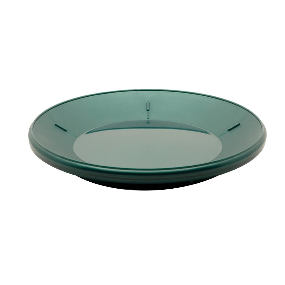 KH Traditional Plate Base Insulated Green Pp/Pu (12 Pack) (Fits 230mm Plate diameter | Green | Pack of 12) • PAS-FZ117