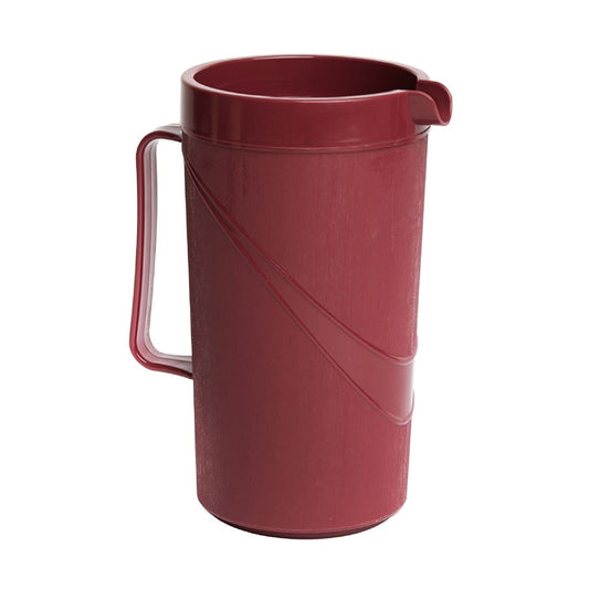 KH Moderne Insulated Jug 1000m Burgundy Pp/Pu (12 Pack) (Capacity: 1000ml | Burgundy | Pack of 12) • PAS-FZ124
