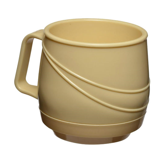 KH Moderne Bev Mug Insulated Single Handle 250ml Yellow (24 Pack) (Capacity: 250ml | Yellow | Pack of 24) • PAS-FZ133