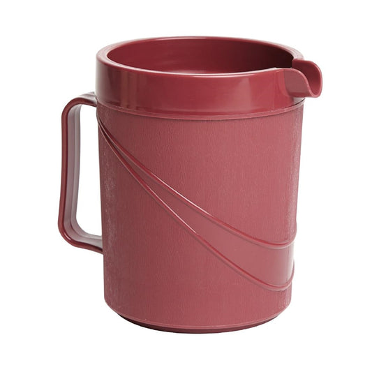 KH Moderne Insulated Jug 600ml Burgundy Pp/Pu (12 Pack) (Capacity: 600ml | Burgundy | Pack of 12) • PAS-FZ142