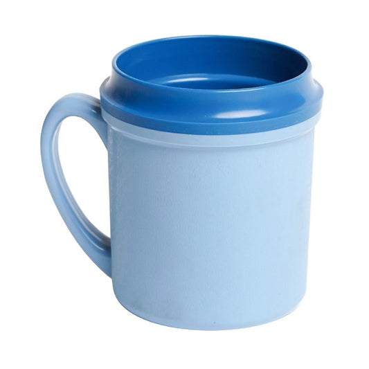 KH Traditional Bev Mug Insulated Single Handle 250ml Blue (24 Pack) (Capacity: 250ml | Blue | Pack of 24) • PAS-FZ145