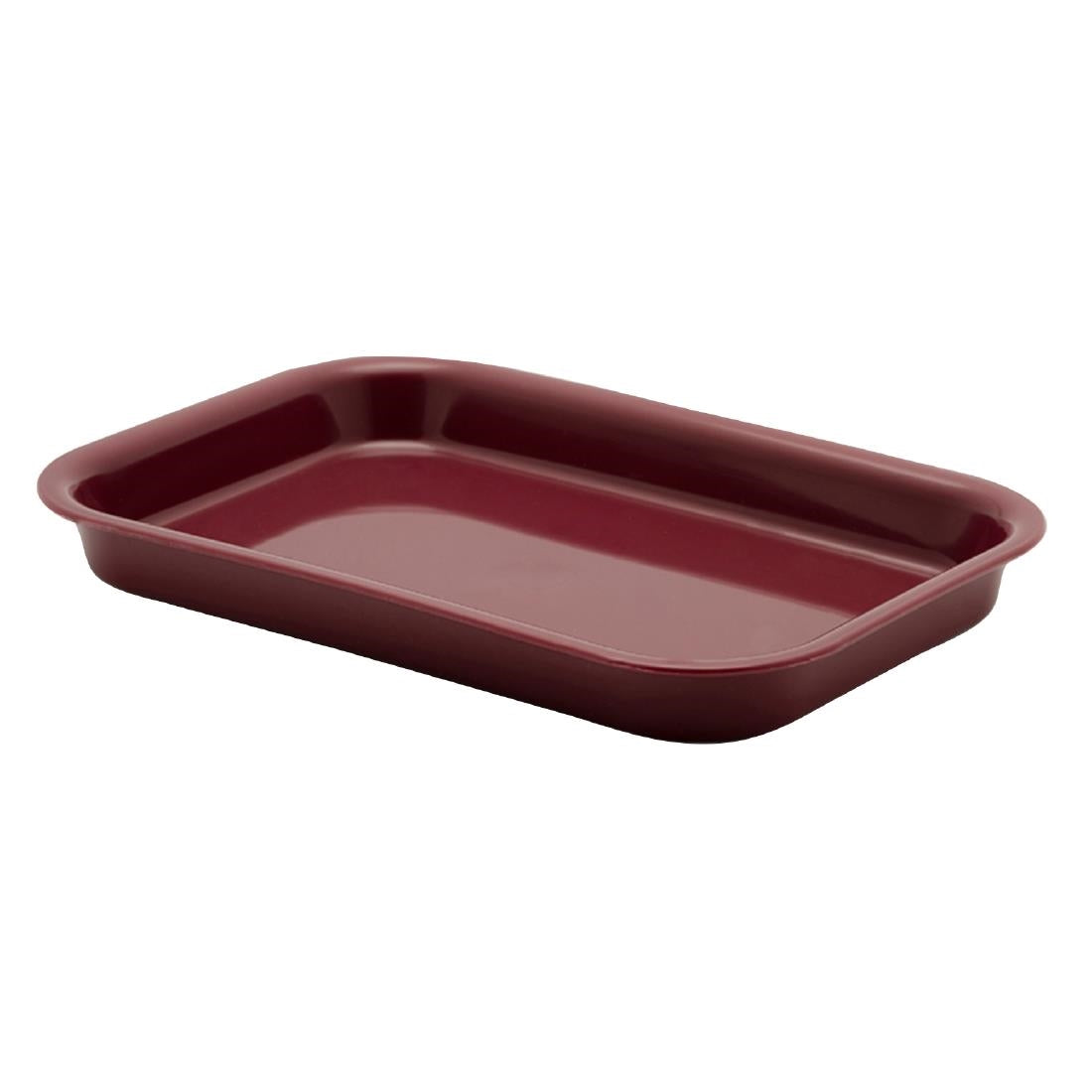 KH Rectangular Tray Burgundy Pp (Box 12) • PAS-FZ159