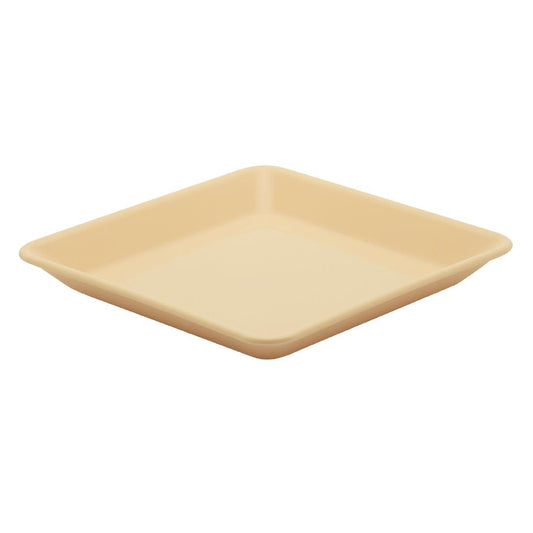 KH Bread/Butter Plate 140x140mm Yellow Pp (12 Pack) (140mm | Yellow | Pack of 12) • PAS-FZ163