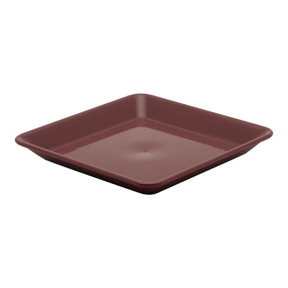 KH Bread/Butter Plate 140x140mm Burgundy Pp (12 Pack) (140mm | Burgundy | Pack of 12) • PAS-FZ164