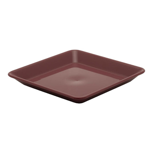 KH Bread/Butter Plate 140x140mm Burgundy Pp (12 Pack) (140mm | Burgundy | Pack of 12) • PAS-FZ164