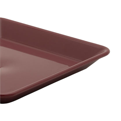 KH Bread/Butter Plate 140x140mm Burgundy Pp (12 Pack) (140mm | Burgundy | Pack of 12) • PAS-FZ164